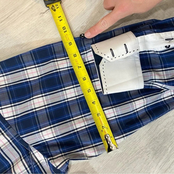 Absolute Rebellion French Style Bold Dress Down Slim Fit Shirt XXL - Picture 14 of 16